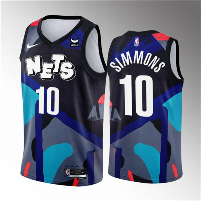 Men's Brooklyn Nets #10 Ben Simmons Black 2023 24 City Edition Stitched Basketball Jersey Men's Brooklyn Nets #10 Ben Simmons Black 2023 24 City Edition Stitched Basketball Jersey