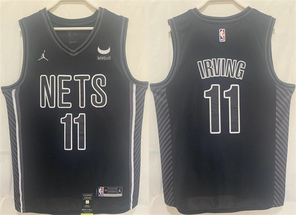 Men's Brooklyn Nets #11 Kyrie Irving Black Stitched Basketball Jersey Men's Brooklyn Nets #11 Kyrie Irving Black Stitched Basketball Jersey