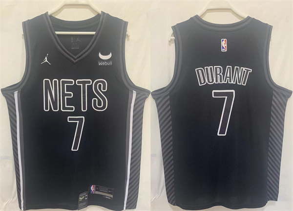Men's Brooklyn Nets #7 Kevin Durant Black Stitched Basketball Jersey Men's Brooklyn Nets #7 Kevin Durant Black Stitched Basketball Jersey