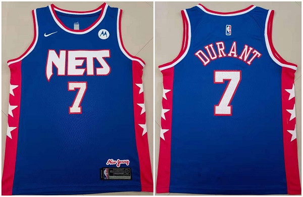 Men's Brooklyn Nets #7 Kevin Durant Blue Stitched Basketball Jersey Men's Brooklyn Nets #7 Kevin Durant Blue Stitched Basketball Jersey