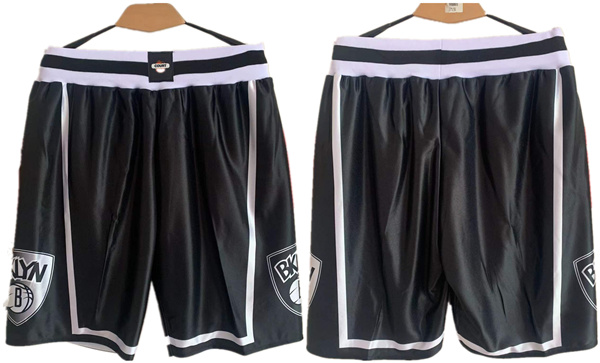 Men's Brooklyn Nets Black Shorts (Run Small) Men's Brooklyn Nets Black Shorts (Run Small)