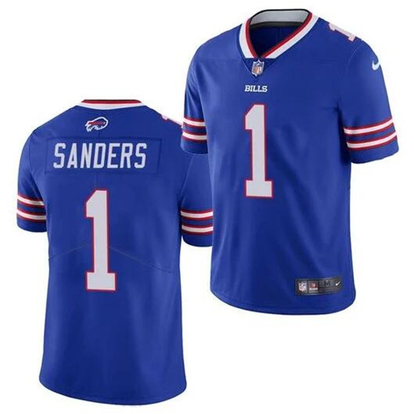 Men's Buffalo Bills #1 Emmanuel Sanders Blue Vapor Untouchable Limited Stitched Jersey Men's Buffalo Bills #1 Emmanuel Sanders Blue Vapor Untouchable Limited Stitched Jersey