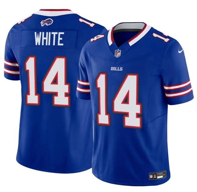 Men's Buffalo Bills #14 Mike White Blue 2025 F.U.S.E. Vapor Untouchable Limited Stitched Football Jersey