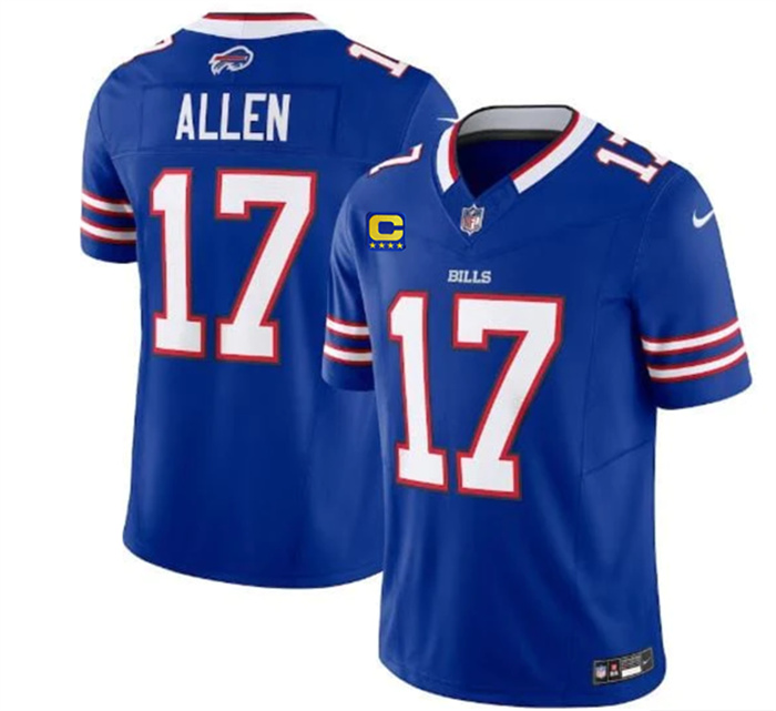 Men's Buffalo Bills #17 Josh Allen Blue 2023 F.U.S.E. With 4-Star C Patch Vapor Untouchable Limited Stitched Jersey Men's Buffalo Bills #17 Josh Allen Blue 2023 F.U.S.E. With 4-Star C Patch Vapor Untouchable Limited Stitched Jersey