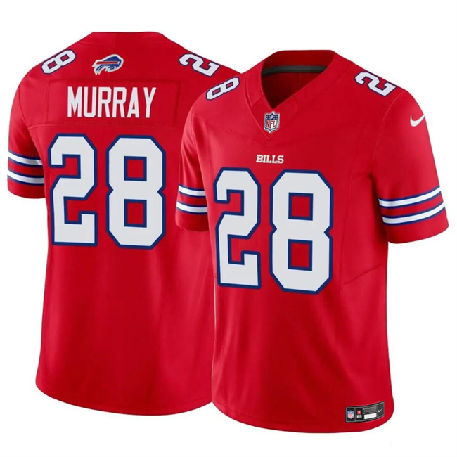 Men's Buffalo Bills #28 Latavius Murray Red 2023 F.U.S.E. Vapor Untouchable Limited Stitched Football Jersey Men's Buffalo Bills #28 Latavius Murray Red 2023 F.U.S.E. Vapor Untouchable Limited Stitched Football Jersey