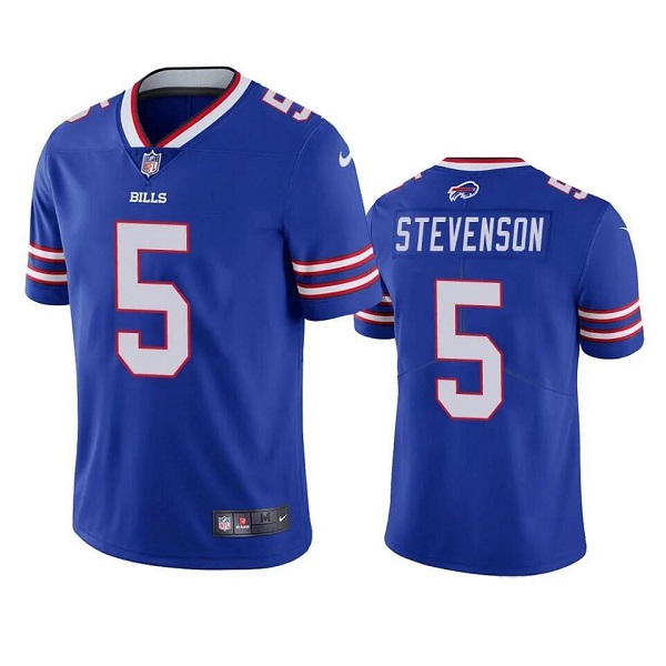 Men's Buffalo Bills #5 Marquez Stevenson Royal Vapor Untouchable Limited Stitched Jersey Men's Buffalo Bills #5 Marquez Stevenson Royal Vapor Untouchable Limited Stitched Jersey