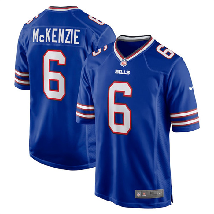Men's Buffalo Bills #6 Isaiah McKenzie Royal Stitched Game Jersey Men's Buffalo Bills #6 Isaiah McKenzie Royal Stitched Game Jersey