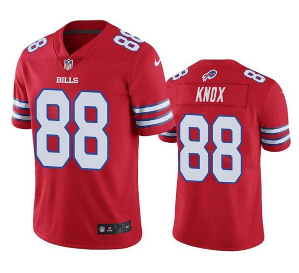 Men's Buffalo Bills #88 Dawson Knox Red Vapor Untouchable Limited Stitched Jersey Men's Buffalo Bills #88 Dawson Knox Red Vapor Untouchable Limited Stitched Jersey