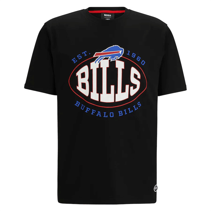 Men's Buffalo Bills Black BOSS X Trap T-Shirt Men's Buffalo Bills Black BOSS X Trap T-Shirt