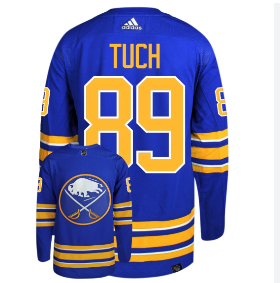 Men's Buffalo Sabres #89 Alex Tuch Blue Stitched Jersey Men's Buffalo Sabres #89 Alex Tuch Blue Stitched Jersey