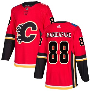 Men's Calgary Flames #88 Andrew Mangiapane Adidas Authentic Home Red Jersey Men's Calgary Flames #88 Andrew Mangiapane Adidas Authentic Home Red Jersey