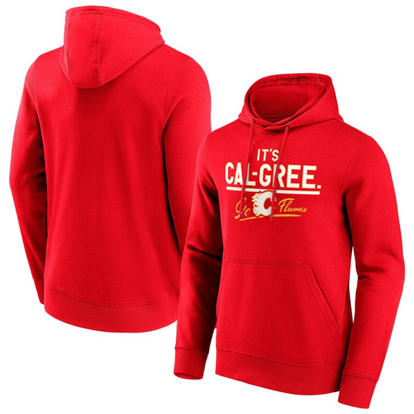 Men's Calgary Flames Red Hometown Graphic Hoodie Men's Calgary Flames Red Hometown Graphic Hoodie