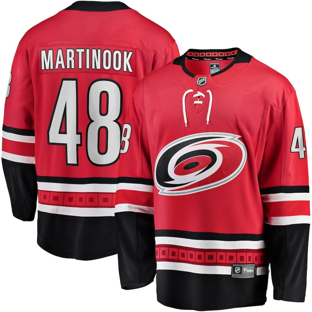 Men's Carolina Hurricanes #48 Jordan Martinook Red Alternate Jersey Men's Carolina Hurricanes #48 Jordan Martinook Red Alternate Jersey