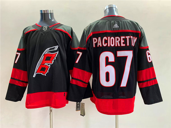 Men's Carolina Hurricanes #67 Max Pacioretty Black Stitched Jersey Men's Carolina Hurricanes #67 Max Pacioretty Black Stitched Jersey