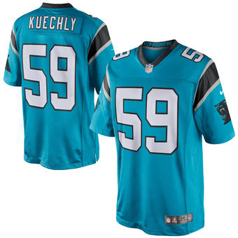 Men's Carolina Panthers #59 Luke Kuechly Nike Panther Blue Limited Jersey Men's Carolina Panthers #59 Luke Kuechly Nike Panther Blue Limited Jersey
