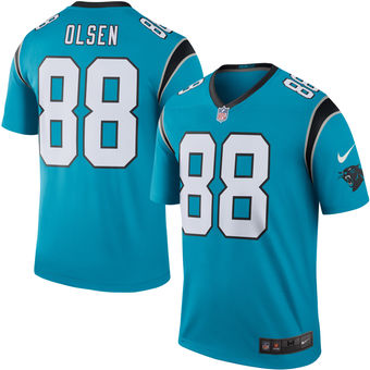 Men's Carolina Panthers #8 Greg Olsen Nike Blue Color Rush Legend Jersey Men's Carolina Panthers #8 Greg Olsen Nike Blue Color Rush Legend Jersey