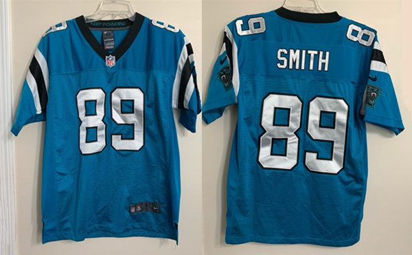 Men's Carolina Panthers #89 Steve Smith Blue Game Jersey Men's Carolina Panthers #89 Steve Smith Blue Game Jersey