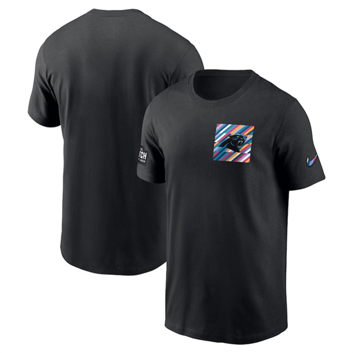 Men's Carolina Panthers Black 2023 Crucial Catch Sideline Tri-Blend T-Shirt Men's Carolina Panthers Black 2023 Crucial Catch Sideline Tri-Blend T-Shirt