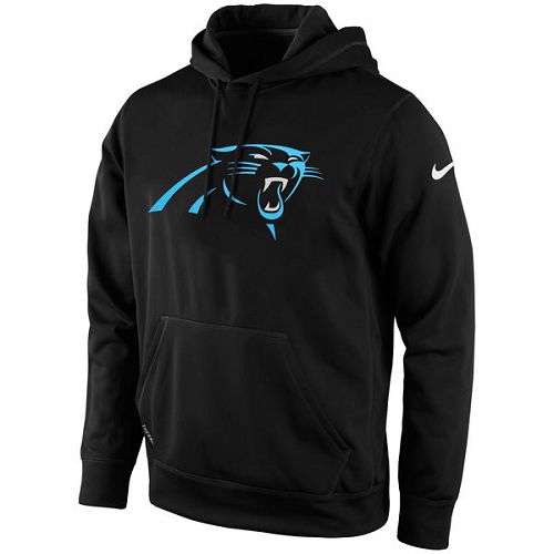 Men's Carolina Panthers Nike Black KO Logo Essential Hoodie Men's Carolina Panthers Nike Black KO Logo Essential Hoodie