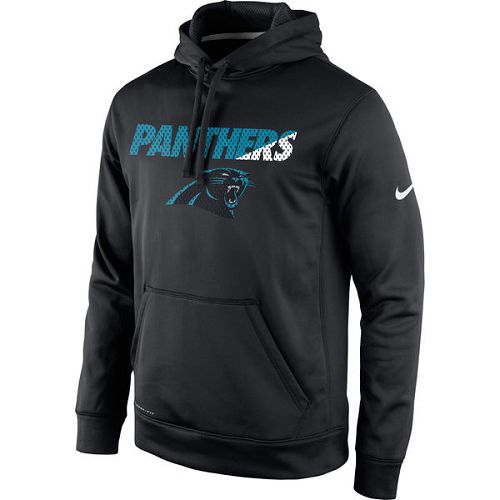 Men's Carolina Panthers Nike Black Kick Off Staff Performance Pullover Hoodie Men's Carolina Panthers Nike Black Kick Off Staff Performance Pullover Hoodie