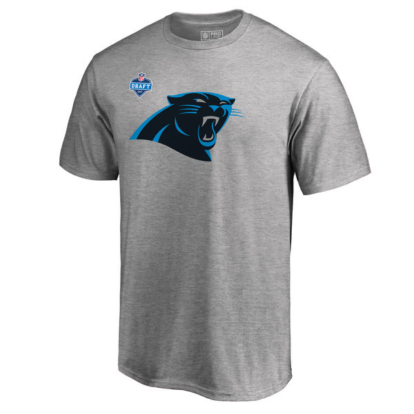Men's Carolina Panthers Pro Line by Fanatics Branded Heather Gray 2017 NFL Draft Athletic Heather T-Shirt Men's Carolina Panthers Pro Line by Fanatics Branded Heather Gray 2017 NFL Draft Athletic Heather T-Shirt
