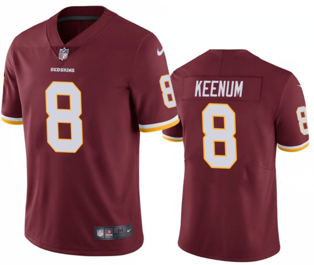 Men's Case Keenum #8 Redskins Red Color Rush Limited Jersey Men's Case Keenum #8 Redskins Red Color Rush Limited Jersey