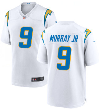 Men's Chargers #9 Kenneth Murray Jr. New Vapor Untouchable Limited White Jersey Men's Chargers #9 Kenneth Murray Jr. New Vapor Untouchable Limited White Jersey