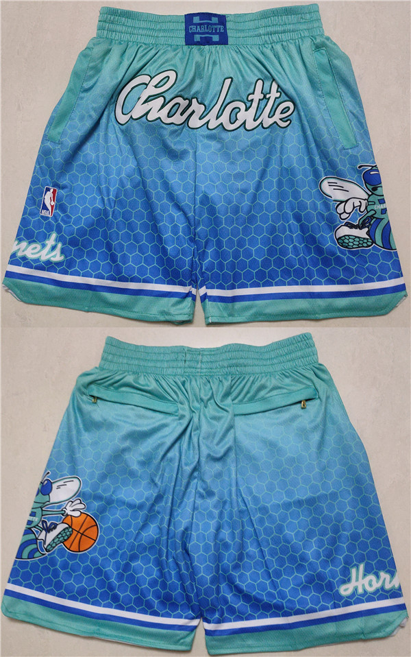 Men's Charlotte Hornets Blue Mitchell & Ness Shorts (Run Small) Men's Charlotte Hornets Blue Mitchell & Ness Shorts (Run Small)