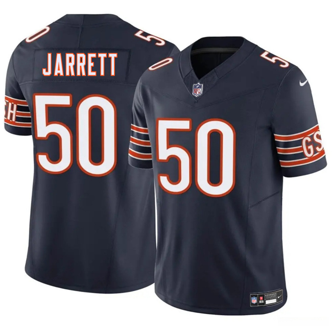 Men's Chicago Bears #50 Grady Jarrett Navy 2025 F.U.S.E. Vapor Stitched Football Jersey Men's Chicago Bears #50 Grady Jarrett Navy 2025 F.U.S.E. Vapor Stitched Football Jersey