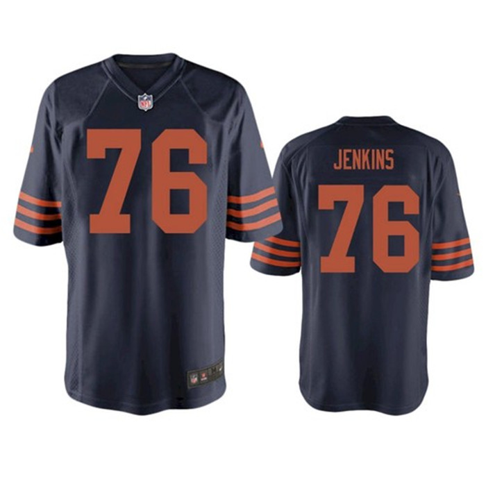 Men's Chicago Bears #76 Teven Jenkins 2021 Vapor Untouchable Stitched NFL Limited Jersey Men's Chicago Bears #76 Teven Jenkins 2021 Vapor Untouchable Stitched NFL Limited Jersey