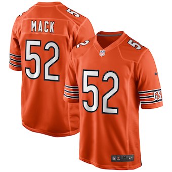 Men's Chicago Bears Khalil Mack Nike Orange Vapor Limited Jersey Men's Chicago Bears Khalil Mack Nike Orange Vapor Limited Jersey