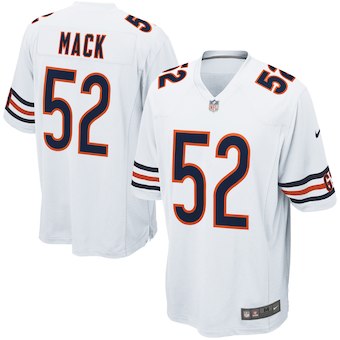 Men's Chicago Bears Khalil Mack Nike White Vapor Limited Jersey Men's Chicago Bears Khalil Mack Nike White Vapor Limited Jersey