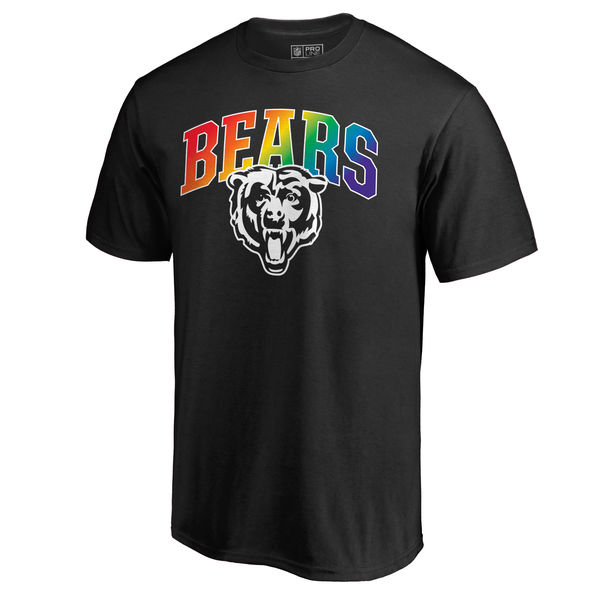 Men's Chicago Bears NFL Pro Line By Fanatics Branded Black Big & Tall Pride T-Shirt Men's Chicago Bears NFL Pro Line By Fanatics Branded Black Big & Tall Pride T-Shirt