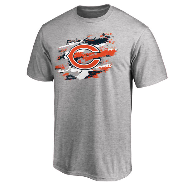 Men's Chicago Bears NFL Pro Line True Color T-Shirt Heathered Gray