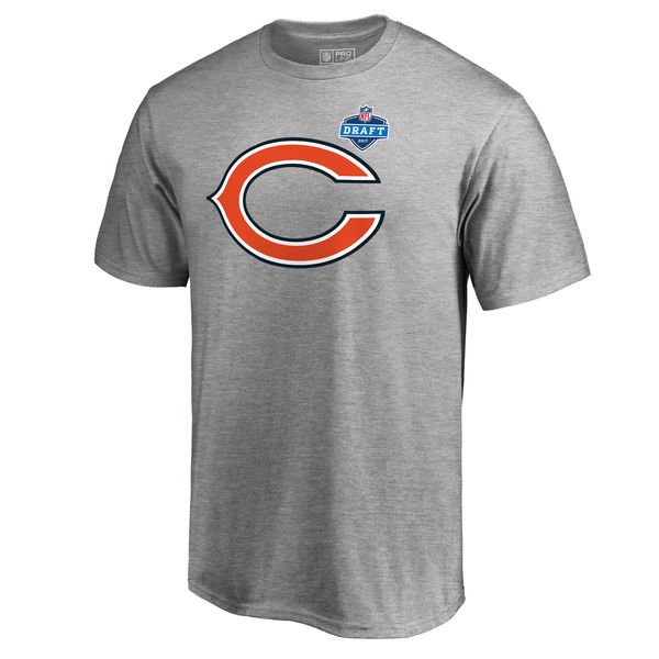 Men's Chicago Bears Pro Line by Fanatics Branded Heather Gray 2017 NFL Draft Athletic Heather T-Shirt Men's Chicago Bears Pro Line by Fanatics Branded Heather Gray 2017 NFL Draft Athletic Heather T-Shirt