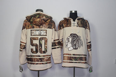 Men's Chicago Blackhawks #50 Corey Crawford Old Time Hockey Natural Realtree Camo Xtra Lacer Hoodie Men's Chicago Blackhawks #50 Corey Crawford Old Time Hockey Natural Realtree Camo Xtra Lacer Hoodie
