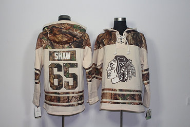 Men's Chicago Blackhawks #65 Andrew Shaw Old Time Camo Stitched Realtree NHL Jersey