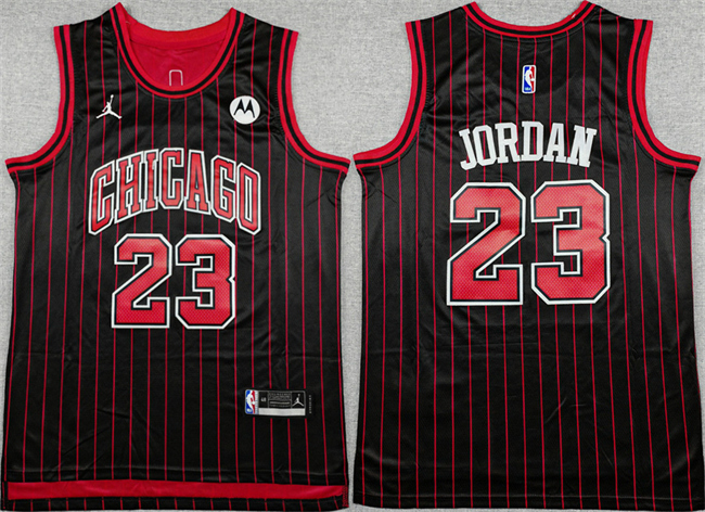 Men's Chicago Bulls #23 Michael Jordan Black 2024 25 City Edition Stitched Basketball Jersey Men's Chicago Bulls #23 Michael Jordan Black 2024 25 City Edition Stitched Basketball Jersey
