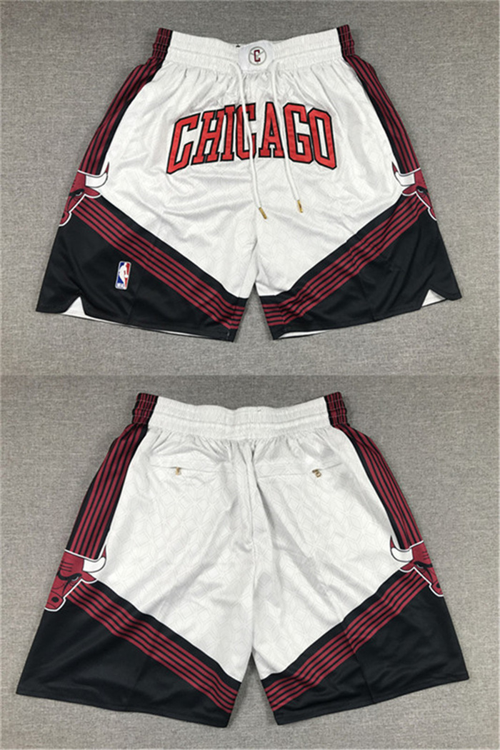 Men's Chicago Bulls 2022 23 City Edition White Shorts (Run Small) Men's Chicago Bulls 2022 23 City Edition White Shorts (Run Small)