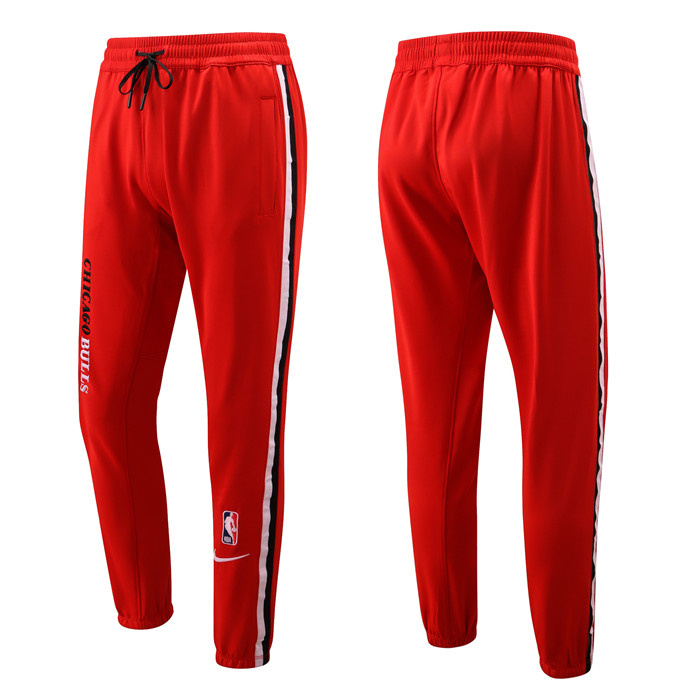 Men's Chicago Bulls Red Performance Showtime Basketball Pants Men's Chicago Bulls Red Performance Showtime Basketball Pants