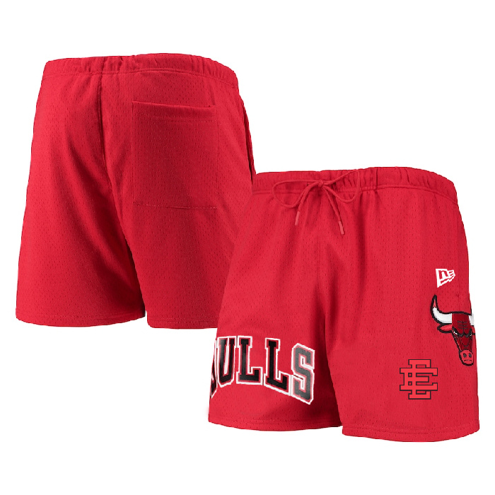 Men's Chicago Bulls Red Shorts 001 1 Men's Chicago Bulls Red Shorts 001 1