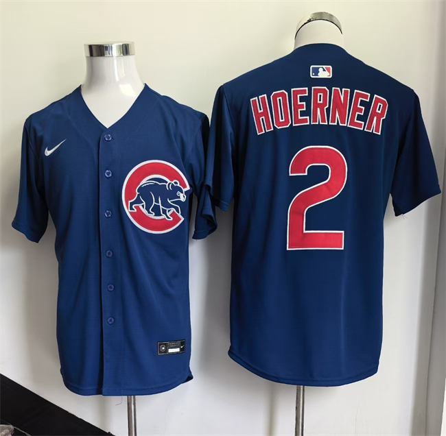 Men's Chicago Cubs #2 Alex Bregman Blue 2026 Limited Stitched Baseball Jersey Men's Chicago Cubs #2 Alex Bregman Blue 2026 Limited Stitched Baseball Jersey