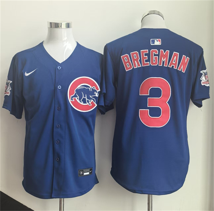 Men's Chicago Cubs #3 Alex Bregman Royal 2026 Limited Stitched Baseball Jersey Men's Chicago Cubs #3 Alex Bregman Royal 2026 Limited Stitched Baseball Jersey