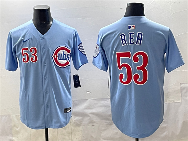 Men's Chicago Cubs #53 Colin Rea Blue 2024 25 2nd Alternate Limited Stitched Baseball Jersey Men's Chicago Cubs #53 Colin Rea Blue 2024 25 2nd Alternate Limited Stitched Baseball Jersey
