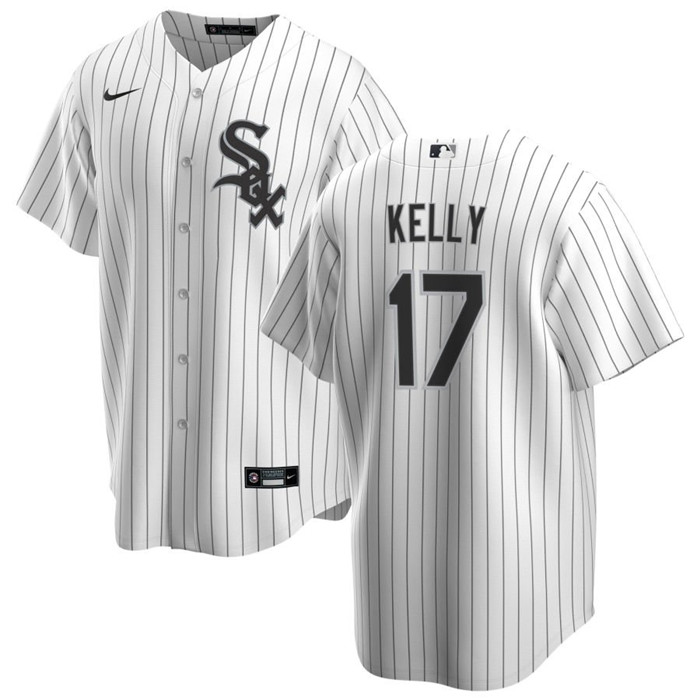 Men's Chicago White Sox #17 Joe Kelly White Cool Base Stitched Jersey Men's Chicago White Sox #17 Joe Kelly White Cool Base Stitched Jersey