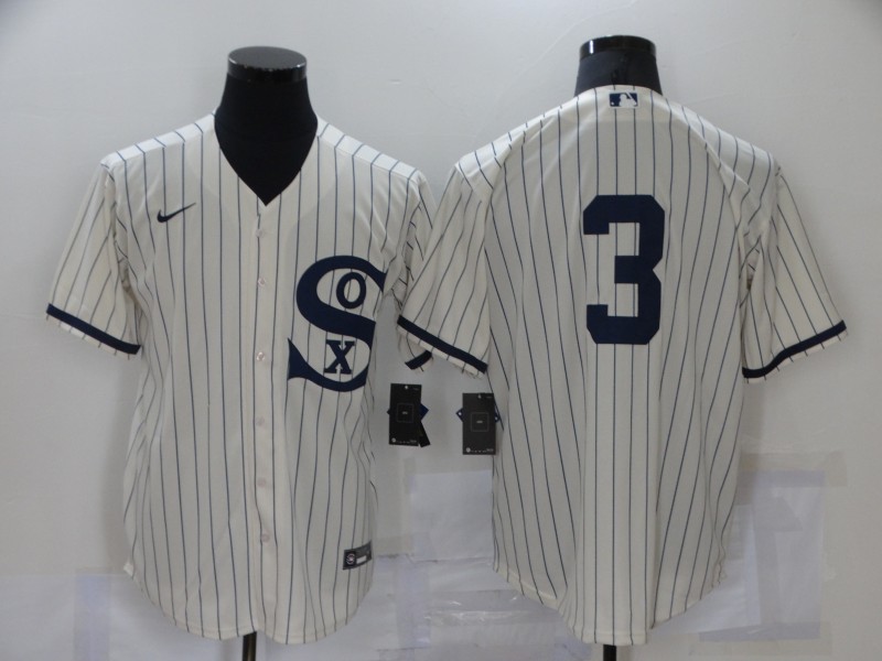 Men's Chicago White Sox #3 Harold Baines 2021 Cream Field of Dreams Cool Base Stitched Nike Jersey Men's Chicago White Sox #3 Harold Baines 2021 Cream Field of Dreams Cool Base Stitched Nike Jersey