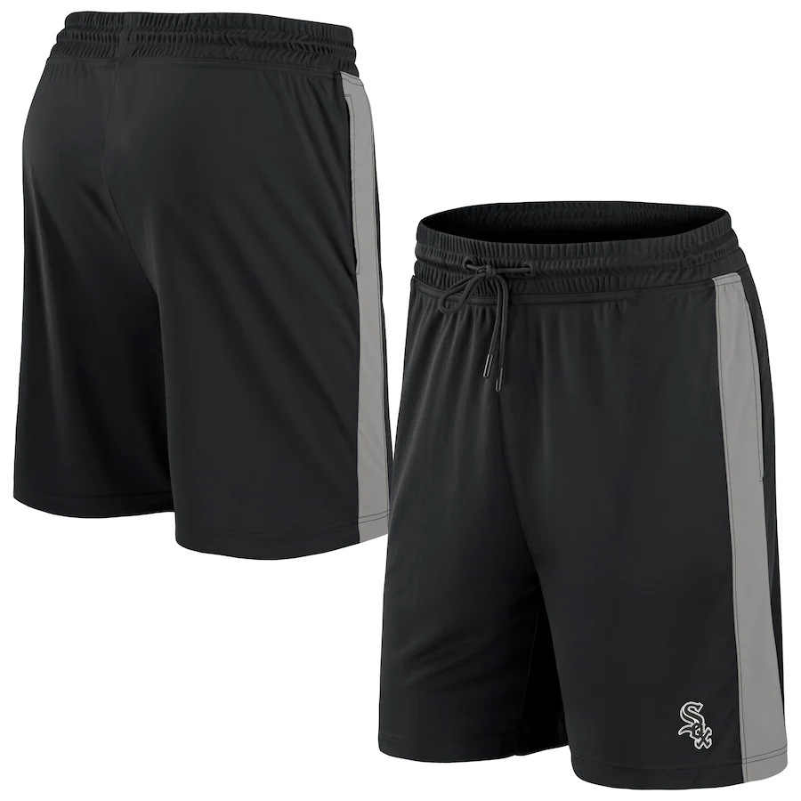 Men's Chicago White Sox Black Shorts Men's Chicago White Sox Black Shorts