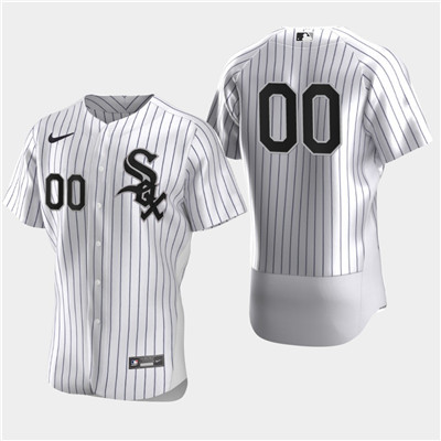 Men's Chicago White Sox Custom Nike White Flexbase Jersey Men's Chicago White Sox Custom Nike White Flexbase Jersey