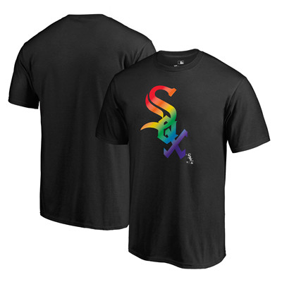 Men's Chicago White Sox Fanatics Branded Pride Black T-Shirt