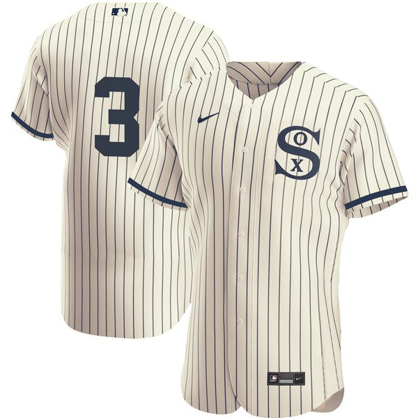 Men's Chicago White Sox Field of Dreams #3 Harold Baines Flex Base Jersey